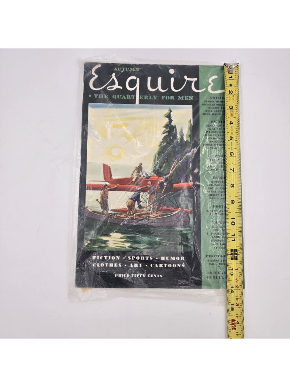 Esquire Autumn Quarterly For Men 1933 Magazine Fiction & Art Vintage Good